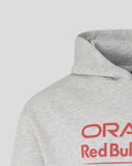 Oracle Red Bull Racing Unisex Relaxed Fit Pullover Hoodie - Grey Marl