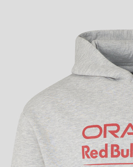 Oracle Red Bull Racing Unisex Relaxed Fit Pullover Hoodie - Grey Marl