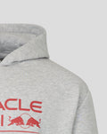 Oracle Red Bull Racing Unisex Relaxed Fit Pullover Hoodie - Grey Marl
