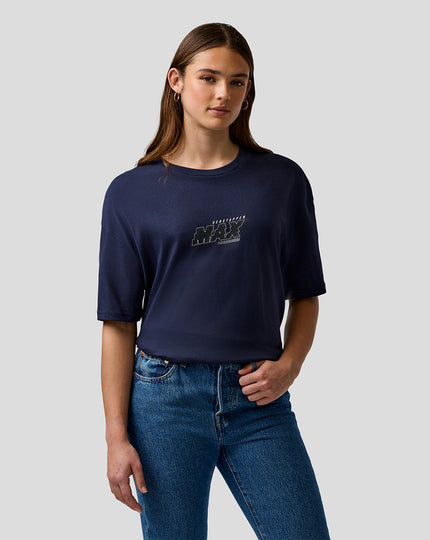 Oracle Red Bull Racing Unisex Max Verstappen Logo T-Shirt - Night Sky