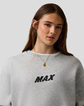 Oracle Red Bull Racing Unisex Max Verstappen Logo Sweatshirt - Grey Marl
