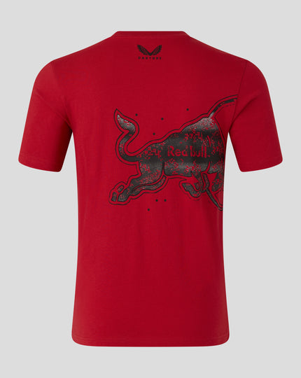 Oracle Red Bull Racing Unisex Graphic Bull T-Shirt - Chilli Pepper