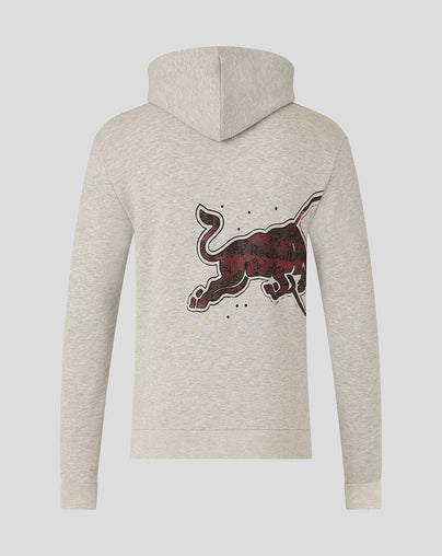 Oracle Red Bull Racing Unisex Graphic Bull Hoodie - Grey Marl