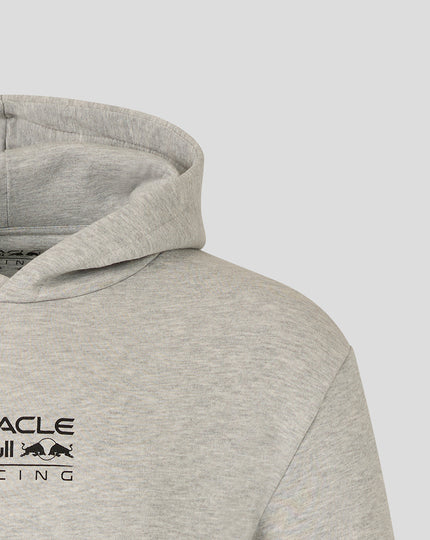 Oracle Red Bull Racing Unisex Graphic Bull Hoodie - Grey Marl