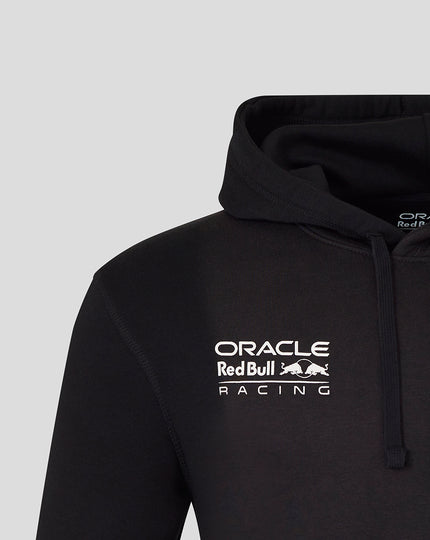 Oracle Red Bull Racing Unisex Yuki Tsunoda Wave Graphic Pullover Hoodie - Caviar