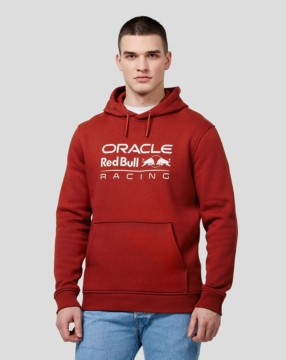 Oracle Red Bull Racing Unisex Core Overhead Hoodie - Mono Logo - Winery