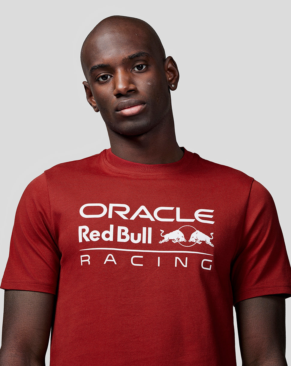 Oracle Red Bull Racing Unisex Large Front Mono Logo Tee - Winery