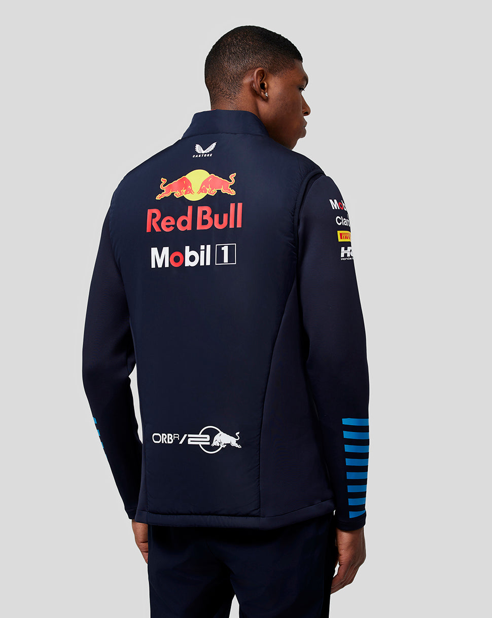 Oracle Red Bull Racing Unisex Official Teamline Hybrid Gilet - Night Sky